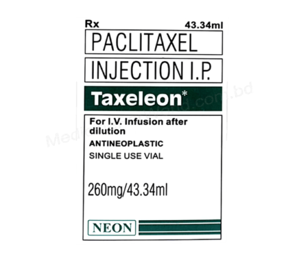 Taxeleon (Paclitaxel 260mg/ 43.34ml) Rx