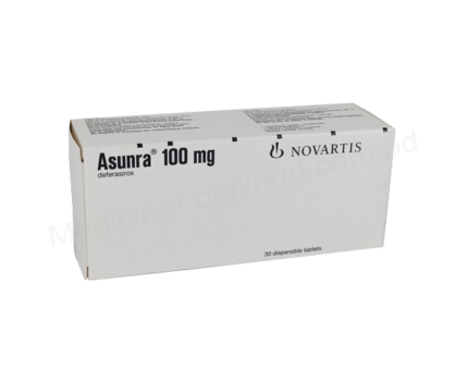 Deferasirox (Asunra 100mg / 400mg) Rx