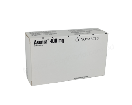 Deferasirox (Asunra 100mg / 400mg) Rx