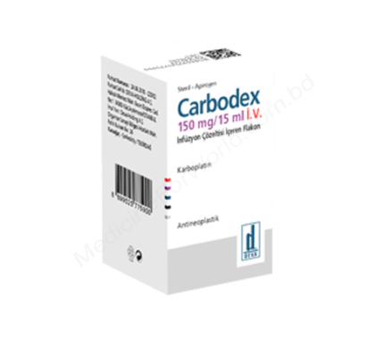 CARBOPLATIN (Carbodex 150mg / 15ml / 450mg / 45ml / 50mg / 5ml / 600mg / 60ml) Rx