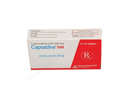 Capecitabine (Captabine 150mg / 500mg) Rx