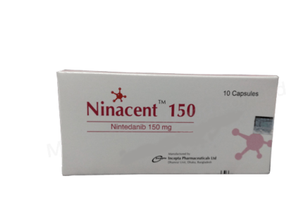 Nintedanib (Ninacent 100mg/150mg) Rx