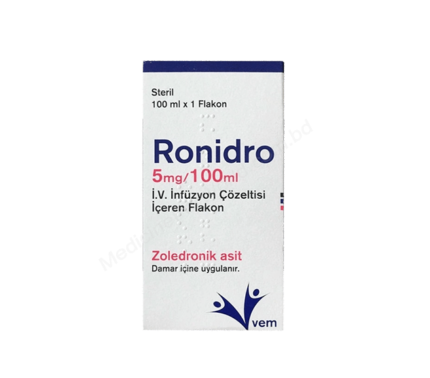 Zoledronic Acid Injection (RONIDRO 5mg/ 100ml) Rx