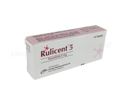 Ruxolitinib (Rulicent 10mg/ 5mg) Rx