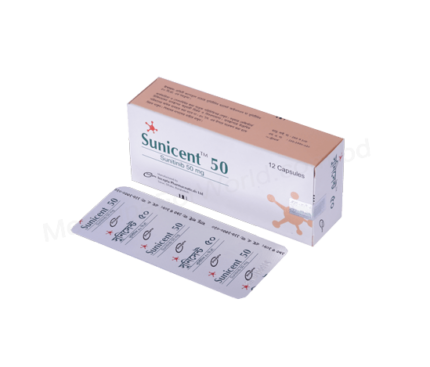 Sunitinib (Sunicent 50mg)Rx