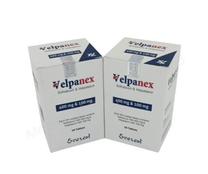 Sofosbuvir+ Velpatasvir (Velpanex 400mg + 100mg)