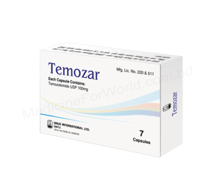 Temozolomide (Temozar 100mg / 250mg) Rx