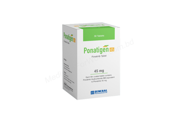 Ponatinib (Ponatigen15mg / 45mg) Rx