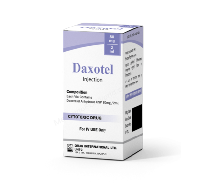 Docetaxel (Daxotel 20mg/ 80mg / 0.5ml/ 2ml) Rx