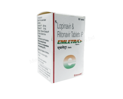 Lopinavir + Ritonavir (Emletra 200mg + 50mg) Rx