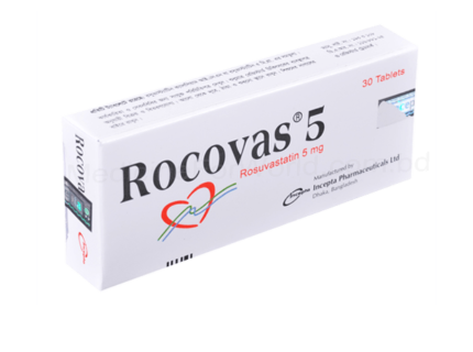 Rosuvastatin (Rocovas 5mg) Rx