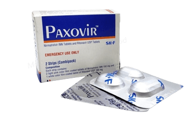 Nirmatrelvir+Ritonavir (Paxovir 100mg + 150 mg) Rx