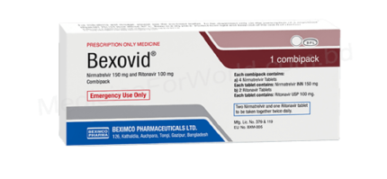 Nirmatrelvir+Ritonavir (Bexovid 100mg + 150 mg) Rx