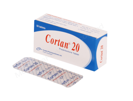 Prednisolone (Cortan 10mg / 20mg / 2mg / 5mg) Rx