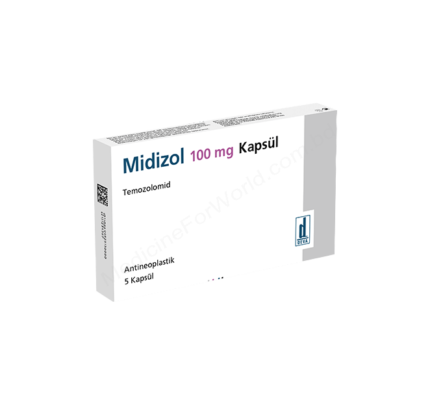 Temozolomide (MIDIZOL 5mg/ 10mg/ 100mg/ 250mg) Rx