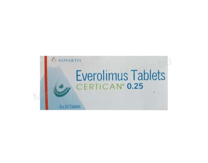 Everolimus (Certican 0.25mg / 0.75mg) Rx