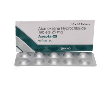 Atomoxetine Hydrochloride (Axepta 25mg) Rx