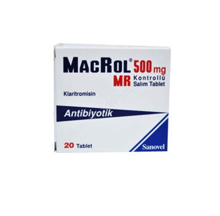 CLARITHROMYCIN (MACROL MR 500mg) Rx