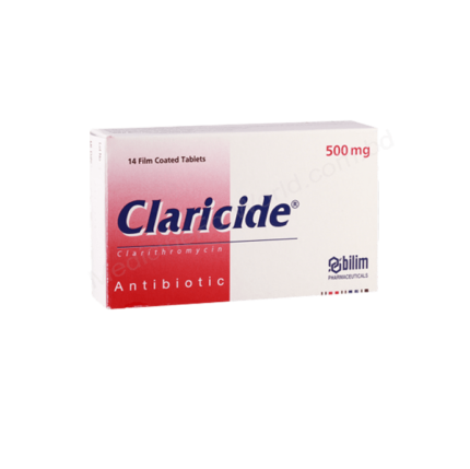 CLARITHROMYCIN (CLARICIDE 500mg) Rx