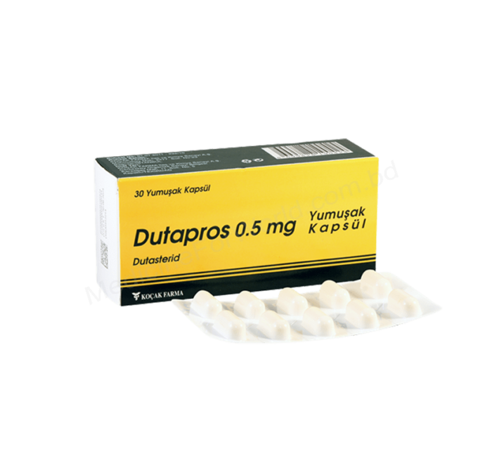 Dutasteride (Dutapros 0.5mg) Rx