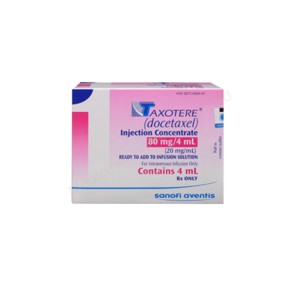 Docetaxel (TAXOTERE 20mg/ 1.5ml / 80mg/ 6ml) Rx