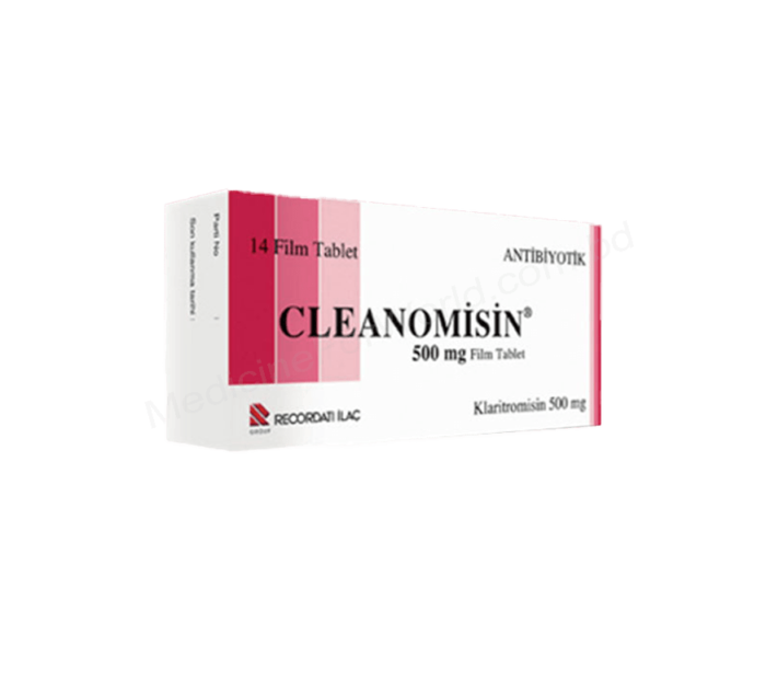 CLARITHROMYCIN (CLEANOMISIN 500mg) Rx