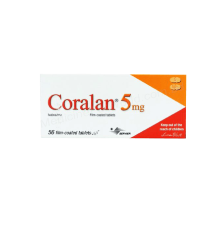 IVABRADINE (CORALAN 5mg / 7.5mg) Rx