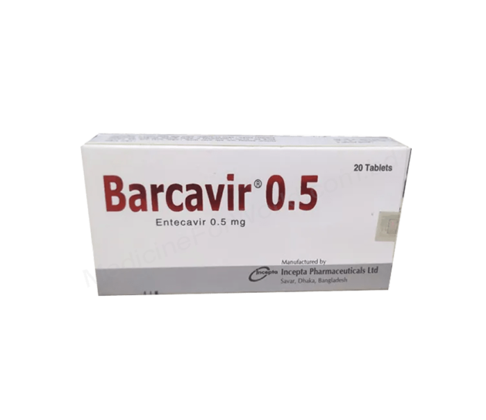 Entecavir (Barcavir 0.5mg / 1mg) Rx
