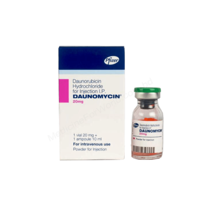 Daunorubicin Hydrochloride (Daunomycin 20mg/ 10ml) Rx