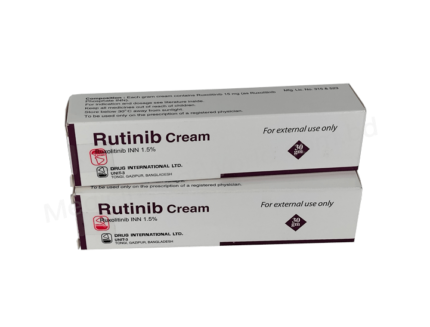 Rutinib Cream (Ruxolitinib Cream 30gm/ 1.5%) Rx