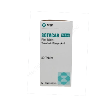 Tenofovir Disoproxil Fumarate (Sotacar 245mg) Rx