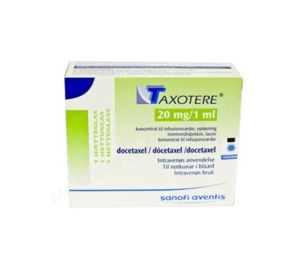 Docetaxel (TAXOTERE 20mg/ 1.5ml / 80mg/ 6ml) Rx