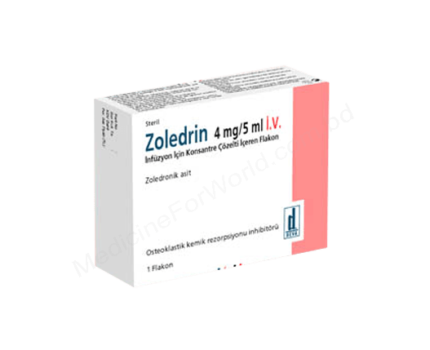 Zoledronic Acid Injection (Zoledrin 4mg/ 5ml) Rx